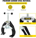 VEVOR Pipe Clamp, 2 to 6 in, High Strength Ultra Clamp with Quick Acting Screws, Steel Pipe Alignment Tool with Lightweight Design, Black