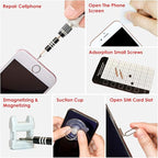 Precision Screwdriver Set, SHARDEN 122 in 1 Electronics Magnetic Repair Tool Kit with Case for Repair Computer, iPhone, PC, Cellphone, Laptop, Nintendo, PS4, Game Console, Watch, Glasses etc (Grey)