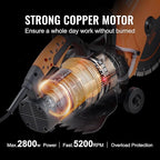 VEVOR Electric Concrete Saw, 12 in, 1800 W Motor Circular Saw Cutter with Max. 4.5 in Adjustable Cutting Depth, Wet Disk Saw Cutter Includes Water Line, Pump and Blade, for Stone, Brick