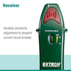 Extech CB10 Circuit Breaker Finder, Locates fuses/Breakers, Tests receptacles and GFCI Circuits