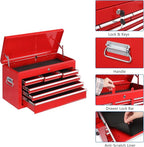 TUFFIOM 8-Drawer Rolling Tool Chest, Tool Storage Cabinet w/Lockable Wheels, Detachable Top, Drawers & Side Hooks, Mechanic Tool Organizer Box for Garage Warehouse Repair Shop