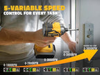 Cordless Impact Driver for DeWalt 20V Max Battery, 2800 In-lbs Brushless 1/4" hex chuck Impact Driver, impact drill with 5-Speed Lightweight Power Impact Drivers, LED Light (no battery)