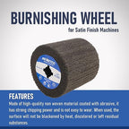 4" Polishing Wheel Pro Pack, 100x100mm, Aluminum Oxide, Premium Wool, Grit 280/400/800/1000, from Finishing to Mirror Polishing,
