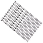 Drill Bit, 3mm Cutting Diameter, 4241 HSS 118° Cutting Angle Uncoated Bright Versatile Jobber Bits - (Applications: for Drilling Plastic Wood Soft Metal), 10-Pieces