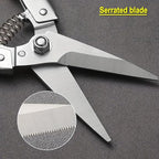 Heavy Duty Scissors 8.5 Inch Aviation Tin Snips Stainless Steel Straight Metal Cutter Pruning shears Wire-cutters