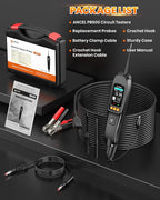 ANCEL PB500 Automotive Power Circuit Probe Tester Kit, 12/24V Car Electrical Short/Open Breaker Finder, AC/DC Diode Resistance Frequency Injector Relay Tester, Duty Cycle,Digital Multimeter/Ohmmeters