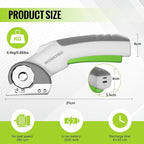 WORKPRO Cordless Electric Scissors, 4V Rechargeable Powerful Shears Cutting Tool for Fabric, Leather, Carpet and Cardboard, Power Rotary Cutters for Sewing, Scrapbooking, Crafting