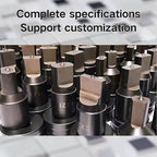 8-Piece Hydraulic Oval Hole Punch Die Set - Compatible with CH-70 Machine, Heavy Duty Metal Punching Dies for Steel Sheet, Copper Plate, Aluminum Plate (8-Piece Oval Hole Punch Die Set)