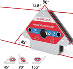 YESWELDER 75 LB Welding Magnet 2 Pieces of Magnetic Welding Holder 75 LBS Holding Power Welding Accessories