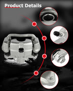 cciyu Rear Left Brake Caliper Assembly w/Bracket 19B2583 2003 2004 2005 2006 For Subaru For Baja,2000 2001 2002 2003 2004 For Subaru For Legacy,2000 2001 2002 2003 2004 For Subaru For Outback