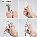MAXPOWER 3 Piece Locking Pliers Set