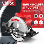 VBLIOT-11 Amp Circular Saws 7-1/4 5500rpm Woodworkers Ensure a Smooth Cutting Experience Explore the Circular Saws for Crafting and Home Improvement for DIY stone cutting saw Tile Saw (185mm)