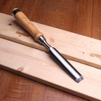 Atoplee Wood Carving Gouge Chrome Vanadium Steel Semi-Circular Carpenter Woodworking Chisel (25mm(1"))