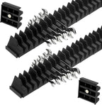 PATIKIL 46pcs Magnetic Wrench Organizer for Tool Box, Magnetic Modular Wrench Organizer Holder Toolbox Universally for 46 Tools Drawer Chest Ratcheting Offset Wrenches, Black