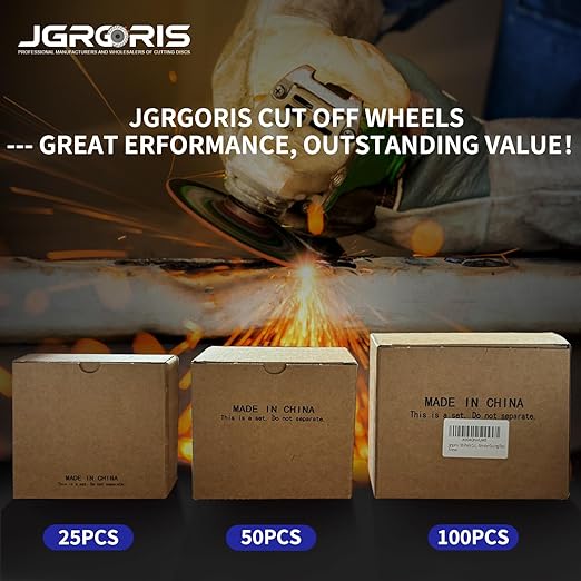 4-1/2 Inch Cut-Off Wheel,Angle Grinder Cutting Disc, 50 Pack Fast Cutting Wheel for Metal & Stainless Steel, General Purpose
