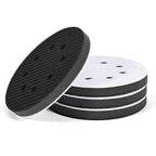 4Pack 5 Inch 8 Holes Orbital Sander Foam Pad,Hook and Loop Foam Sanding Pads,Sponge Cushion Buffer Backing Pad for Orbital Sander