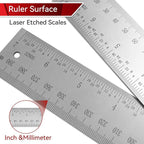 GemRed 82305 Digital Angle Finder Push Pin Protractor-Stainless Steel (With Button Battery Removal Pin)