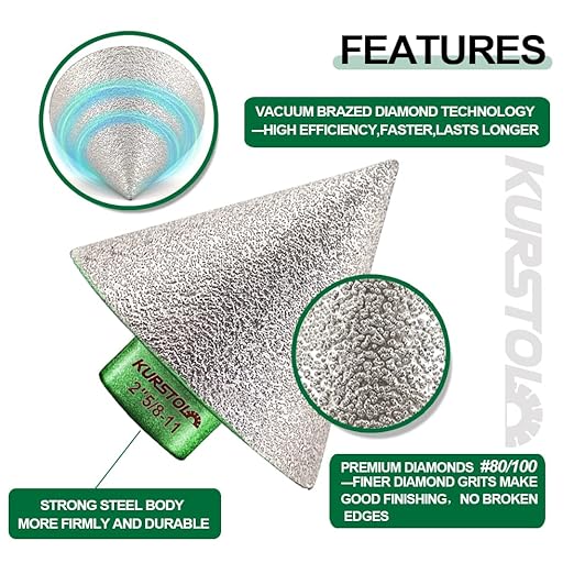 Diamond Core Drill Bits - 4/5"Versatile Drilling Milling Bit+2" Beveling Chamfer Bit+SDS Adapter to 5/8-11" Thread Tile Hole Saw Kit for Porcelain Ceramic Tile Granite Marble Angle Grinder