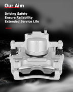 cciyu Front Right Brake Caliper Assembly w/Bracket 18B5045A 2009 2010 2011 2012 For Dodge For Journey