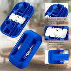 GSCIT Club Edge Banding Trimmer, with Tungsten Carbide Blades, Hand Planer Edge Bander for Burrs,Edge Corner Planer,Wood Chamfering Fillet Scraper,Edge Banding Cutter for PVC ABS Melamine (Blue)