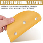 6 Inch - 6 Hole Hook and Loop Sanding Discs 220 Grit, Random Orbital Sandpaper for Automotive and Woodworking - 100 Pack