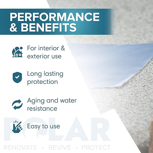 Polar TapeSeal Black - 2" x 5 ft | Rubberised Waterproof Tape for Leaks & Cracks on Roofs, PVC Pipes, Downpipes, Plumbing & Gutters | All-Purpose Indoor & Outdoor Sealant Tape for Lasting Protection