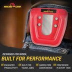 MagnoGrip 002-290 Quick Snap Magnetic Tape Measure Holder - Heavy-Duty, Durable, Hands-Free Magnetic Holder for Construction, Carpentry, & Tool Belts - Ideal for Professionals & DIY Enthusiasts, Red