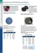CS Unitec 80916 FIX Disc with Hook & Loop Fasterning, Zirconium, 6" Diameter, 60 Grit, (Pack of 50)