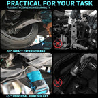 Cordless Impact Wrench Kit, 20V MAX Electric Impact Gun, 737Ft-lbs(1000N.m) Brushless Impact Wrenches, Power Impact Wrenches with 5-Mode Speed,Torque Wrench 1/2 Drive for Car/Truck RV/Mower