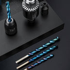 13 PCS Blue Coating Cobalt Drill Bit Set M35 HSS Twist Drill Bits 1/16"-1/4" for Hardened Metal, Stainless Steel, Cast Iron, Plastic and Wood