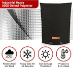 Redford Supply Co. Cold Snap (5°F) Backflow Preventer Insulation Cover, 20"W x 34"H, Pipe Insulation, Water Sprinkler Covers for Outside, Sprinkler Backflow Cover for Winter, Well Pump Bag (Black)