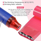MECCANIXITY Battery Wrap PVC Heat Shrink Tubing 55mm Dia 85mm Flat 10 Feet(3meters) Red Good Insulation for Battery Pack