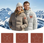 45PCS Nylon Repair Patch Self-Adhesive Pre-Cut Fabric Patch Down Jacket Repair Patches for Puffer Jackets Tenacious Tape Polyester Waterproof Lightweight Tent Repair Patch for Clothes(Light Coffee)