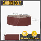 4 x 24 Inch Sanding Belt, 6 Pcs 600 Grit Knife Sharpener Belts Work Sharpening for Belt Sander Knife Carving Tool Metal Working