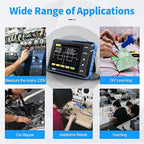 FNIRSI DSO152 Handheld Oscilloscope - 2.8" TFT Digital Oscilloscope Kit 200KHz Bandwidth 2.5MS/s High Sampling Rate Portable Pocket Oscilloscope, Trigger Function Auto/Nomal/Single