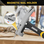 22 oz Straight Rip Claw with Fiberglass Handle, Drop Forged One Piece Claw Hammer, All Purpose Hammer, Smooth Face, Shock-Absorbing Grip