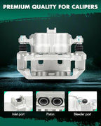 SCITOO Front Left Brake Caliper With Bracket 19B3102 Compatible For Acura TL 2009-2014, For Acura TLX 2015-2018, For Honda Ridgeline 2006-2014
