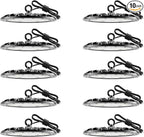 loyal 10 Packs 200W UFO LED High Bay Light, 20000LM LED High Bay Shop Light, 6000K Daylight LED Bay Light with 1.2M Cable US Plug, Commercial High Bay Lighting for Warehouse Workshop Garage Factory