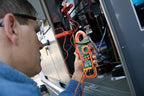 Extech EX623 True RMS 400A AC/DC Clamp Meter with Dual Type K, Infrared Thermometer and NCV