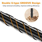Masonry Drill Bit Set & Concrete Drill Bit Set, Extension Professional Carbide Drill Bits Tip (7 PCS) for Glass/Brick/Plastic/Cement/Tile, 5/32"-3/8" by TITGGI