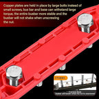 FEITON Power Distribution Block, 12V 150A Bus Bar, 5/16" Studs Terminal Strip, 12-48V Heavy Duty Terminal Block, Positive & Negative Junction Block with Cover, RV Car Marine Automotive Battery Busbar
