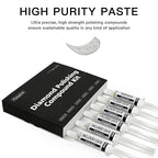 Diamond Polishing Compound Kit of 6 Polishing Lapping Paste 80,000 to 450 Grit for Glass Watch Marble Metal Resin Rock Jewelry Etc. with High Concentration of Diamond Powder Scratch Remover Repair
