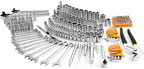 Mechanics Tool Set：DEKOPRO Mechanic Hand Tools Kit and Socket Sets, SAE and Metric, 1/2, 1/4, 3/8 Inch Ratchet Wrench, 234-Piece, Auto Tool Box Set for Car and Home Repair