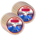 10-Pack 7-1/4" 40-Tooth 5/8" Arbor Circular Saw Blade, Framing/General Purpose Wood Cutting,Special Anti-Thermal Adhesion Coating on Cutting Edge-TA,High Finish, Long Life, 7-1/4" 40T 5/8"