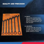 Neiko 03125A Heavy Duty Wrench Set | 6 Piece | SAE | 12-Pt Combination Box Ends