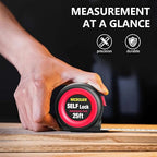 Gifts for Dad, Dad Gifts from Son Daughter, Tape Measure25FT Self-Locking, Steel Made Retractable Measurement, Imperial/Metric Scale, Easy to Read, Used for Architects, Carpenters, Handicrafts. (25FT)