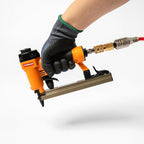 7116 Pneumatic 22 Gauge Stapler 3/8-Inch Crown 1/4-Inch to 5/8-Inch Length, Air-Powered Upholstery Stapler for Carpentry, Woodworking and DIY Projects