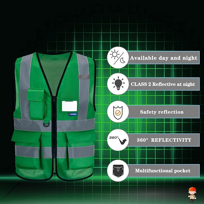 A-SAFETY green work vest