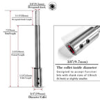 ASNOMY 7Inch Extra Long Forstner Bit Extension for Adding Over 5-3/4 inches of Drilling Depth to Your 3/8" Round or Hex Shafts Forstner Bit