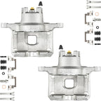 Torchbeam Front Brake Calipers Set for Jeep Patriot 2007-2017, Jeep Compass 2007-2017, Dodge Avenger 2008-2014, Mitsubishi Outlander Sport, Front Left and Front Right Calipers Replace # 185032+185033
